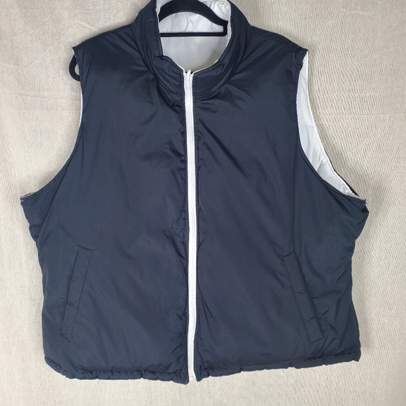 Big Chill Puffer Vest Reversible Black/White Size 2X - Picture 1 of 8